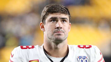 Former New York Giants quarterback Daniel Jones.