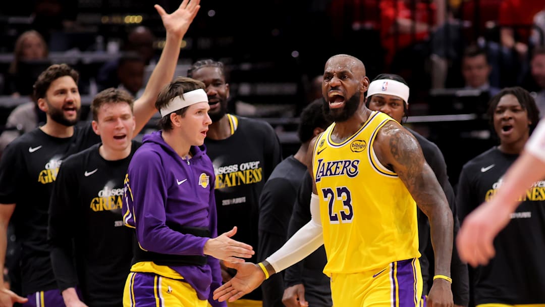 LeBron James and the Lakers overcame significant injuries to take their first round series with the Rockets.