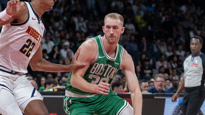 Boston Celtics, Sam Hauser, Denver Nuggets, Celtics preseason, Abu Dhabi