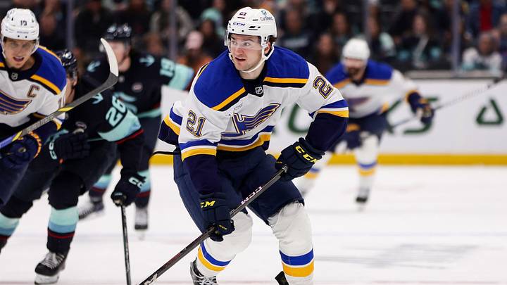 Young St. Louis Blues forward Jimmy Snuggerud