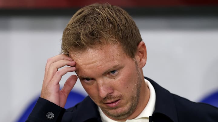 Julian Nagelsmann wird die Startelf im Vergleich zur Niederlage in der Slowakei verändern Julian Nagelsmann wird die Startelf im Vergleich zur Niederlage in der Slowakei verändern