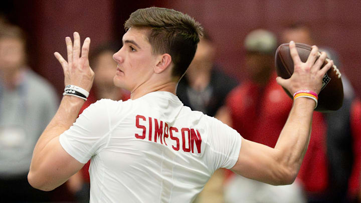 Alabama quarterback Ty Simpson