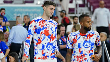 United States forward Christian Pulisic walks in the stands after losing against Netherlands in the 2022 FIFA World Cup