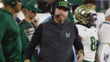 USF coach Alex Golesh said the play cornerback Ben Knox made to save a touchdown is a teachable film clip to show his team why they should never give up on a play