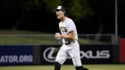 Saguaro's Cam Caminiti (11) reacts after a strikeout against the Canyon del Oro during the 4A state baseball championship at Tempe Diablo Stadium on Monday, May 13, 2024.