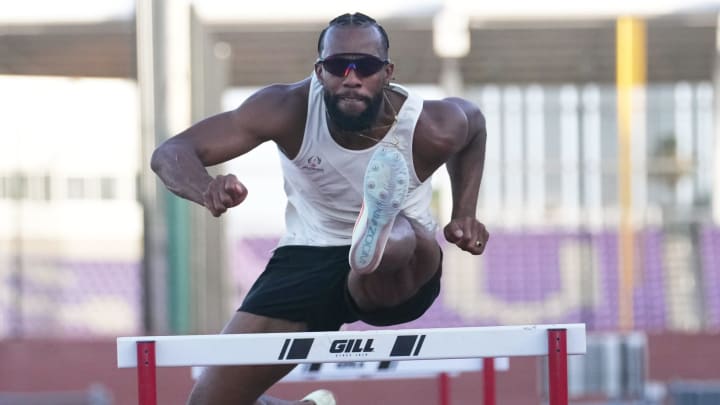 Freddie Crittenden trains for the U.S. Olympic Trials at Grand Canyon University on Thursday, June 20, 2024.