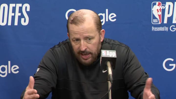 Thibodeau speaks to reporters postgame