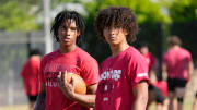 Brophy (Arizona) wide receiver Devin Fitzgerald, right, scored the game-winning touchdown last week.