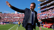 El entrenador Gustavo Matosas.