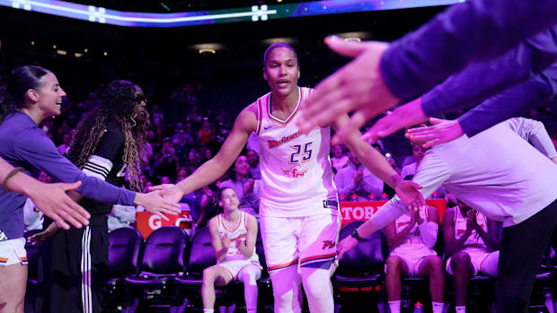 Alyssa Thomas is introduced