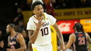 Arizona State guard BJ Freeman (10) has been kicked off the team.