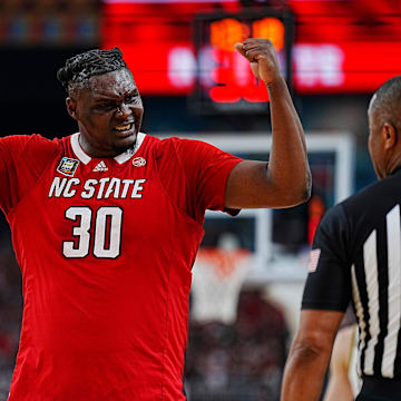 NC State basketball forward DJ Burns