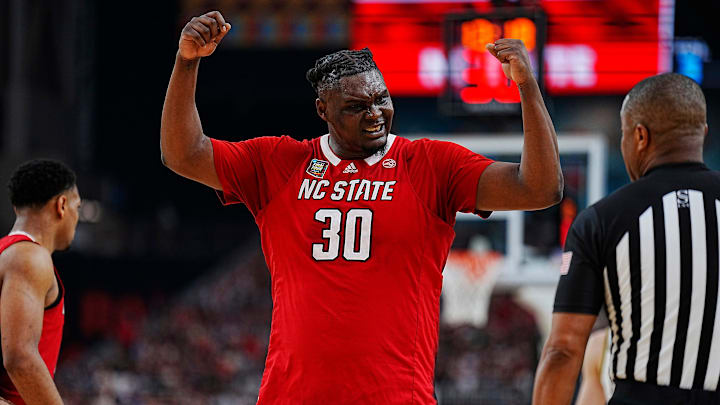 NC State basketball forward DJ Burns