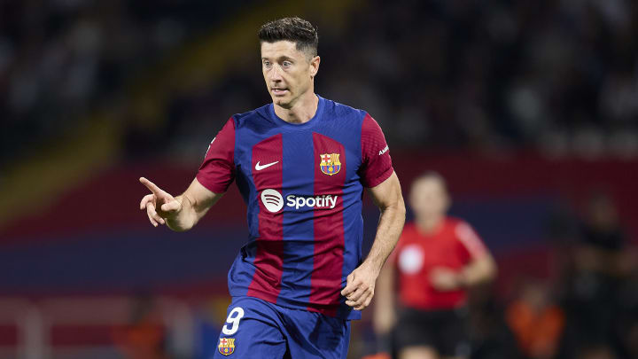 Robert Lewandowski, buteur du FC Barcelone.