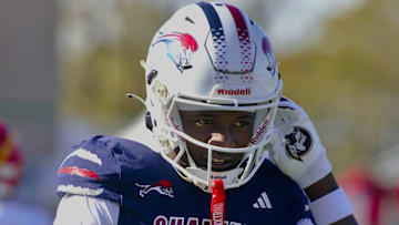 Chaminade Madonna wide receiver and 5-star Ohio State commit Jeremiah Smith competed in the Class 1M state championship game on Dec. 7, 2023 at Bragg Memorial Stadium.