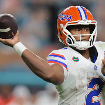 Florida Gators quarterback DJ Lagway has struggled in the early portion of his sophomore season.