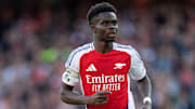 Bukayo Saka was injured over the October international break