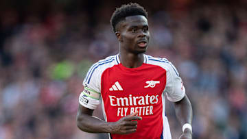 Bukayo Saka was injured over the October international break
