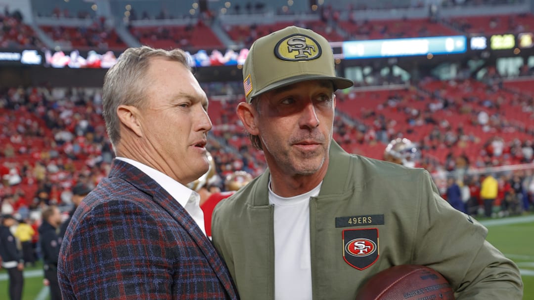 San Francisco 49ers general manager John Lynch and head coach Kyle Shanahan