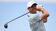 Rory McIlroy, pictured at last week's BMW Championship, discussed the lack of progress around a PGA Tour-PIF deal after his first round at the Tour Championship.