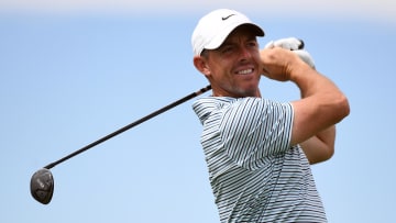 Rory McIlroy, pictured at last week's BMW Championship, discussed the lack of progress around a PGA Tour-PIF deal after his first round at the Tour Championship.