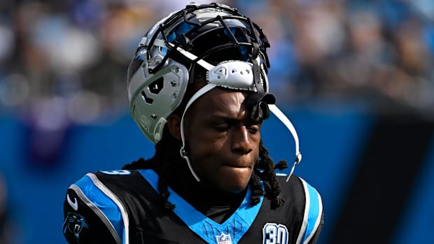 Carolina Panthers cornerback Jaycee Horn.