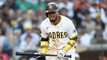 San Diego Padres infielder Luis Arraez