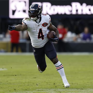 Bet on D'Andre Swift to go over his rushing yards total against the Giants in NFL Week 10.