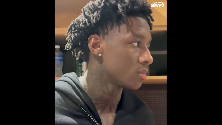 Sauce Gardner was frustrated after the Jets' loss Monday Sauce Gardner was frustrated after the Jets' loss Monday