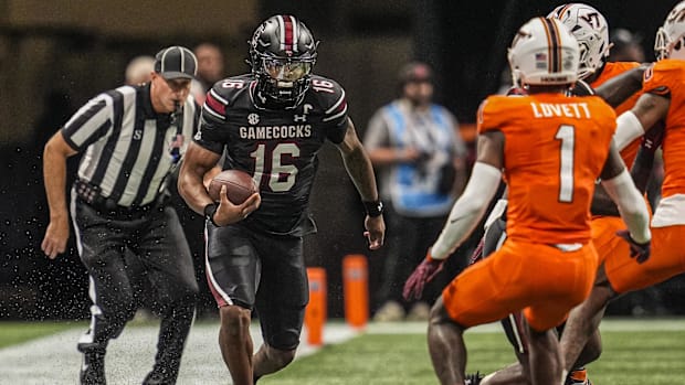 LaNorris Sellers, South Carolina Gamecocks, Virginia Tech Hokies, NCAA Football