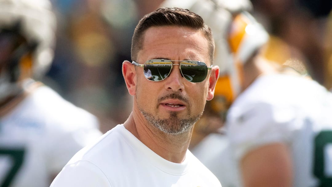Green Bay Packers head coach Matt LaFleur