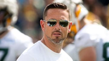 Green Bay Packers head coach Matt LaFleur
