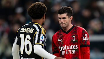 Juventus, de McKennie, enfrenta Milan, de Pulisic