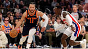 New York Knicks guard Jalen Brunson has played quite a bit of playoff basketball across his first seven seasons. Here are the details of his playoff resume as he embarks on his seventh postseason.
