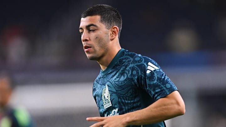 Erik Lira opened the scoring in the first half with his first ever goal for Mexico. Erik Lira opened the scoring in the first half with his first ever goal for Mexico.