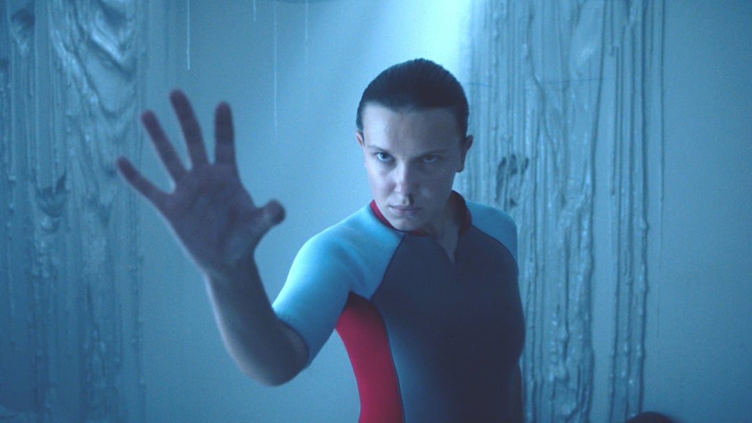 STRANGER THINGS: SEASON 5. Millie Bobby Brown as Eleven in Stranger Things: Season 5. Cr. COURTESY OF NETFLIX © 2025