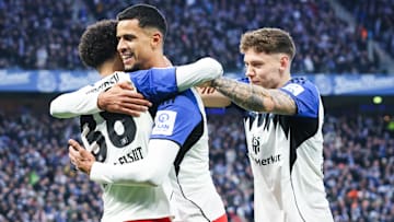 Alexander Røssing-Lelesiit und Robert Glatzel (li. und 2. v. li.) fehlen dem HSV aktuell verletzt