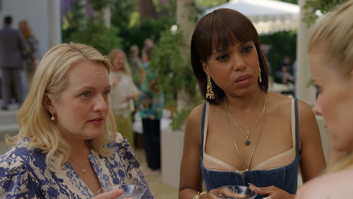 Elisabeth Moss as Mary, Kerry Washington as Eleanor, and Kate Mara as Nancy in Imperfect Women