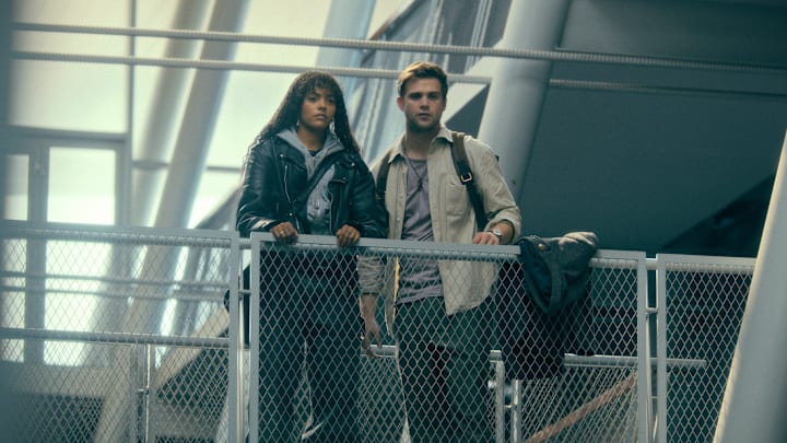 Quintessa Swindell and Leo Woodall in Prime Target