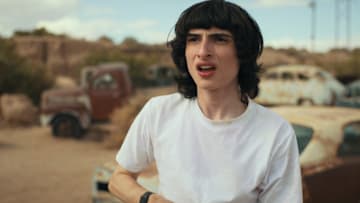 Finn Wolfhard as Mike Wheeler in STRANGER THINGS 4.