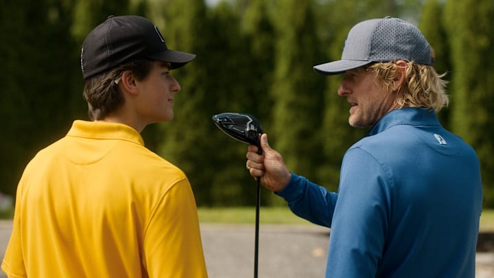 Peter Dager and Owen Wilson in "Stick," now streaming on Apple TV+
