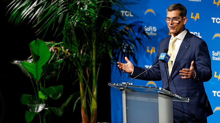 Los Angeles Chargers Introduce Jim Harbaugh As Head Coach