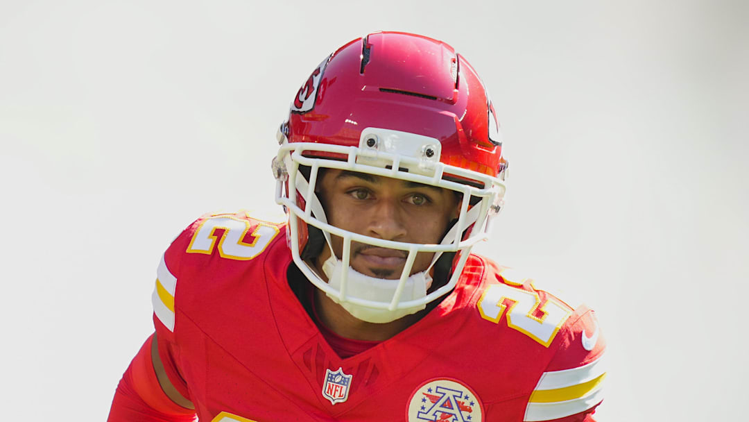 Kansas City Chiefs cornerback Trent McDuffie.