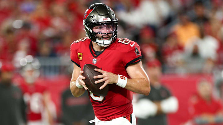 The Buccaneers will look to claim first place in the NFC South when they face the Falcons on Sunday. The Buccaneers will look to claim first place in the NFC South when they face the Falcons on Sunday.