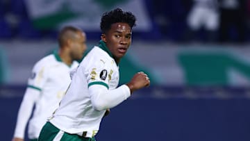 Endrick marcou um dos gols da vitória do Palmeiras em Quito