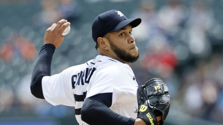 Detroit Tigers pitcher Eduardo Rodriguez