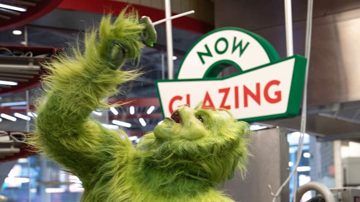 The Grinch takes over Krispy Kreme