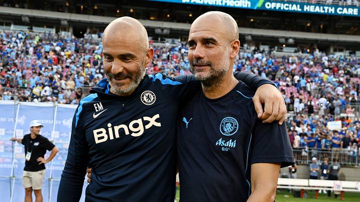 Enzo Maresca (left) is close to officially becoming Pep Guardiola’s successor. Enzo Maresca (left) is close to officially becoming Pep Guardiola’s successor.