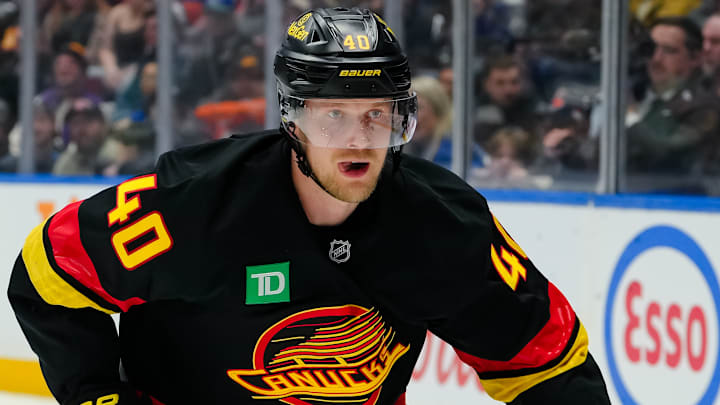 Vancouver Canucks center Elias Pettersson