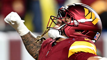Washington Commanders running back Chris Rodriguez Jr.